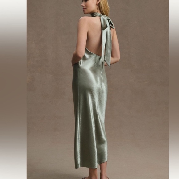 Anthropologie sage gown - Picture 3 of 6